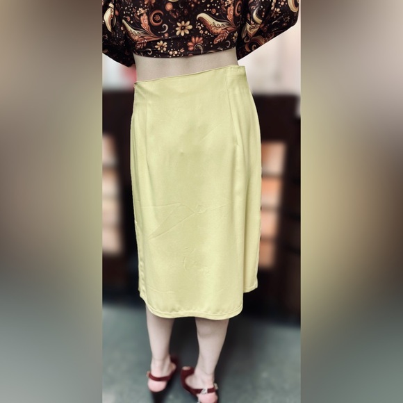 Valentino Boutique Vintage Skirt Double Sided Slit - Picture 5 of 7